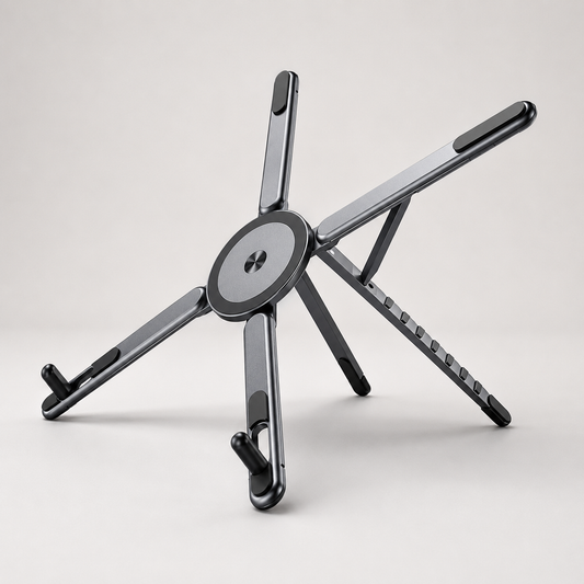 Lumaen FlexiPivot | Premium Aluminum Multi Device Folding Stand