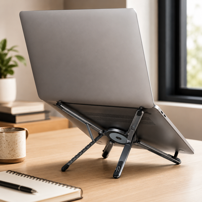 Lumaen FlexiPivot | Premium Aluminum Multi Device Folding Stand