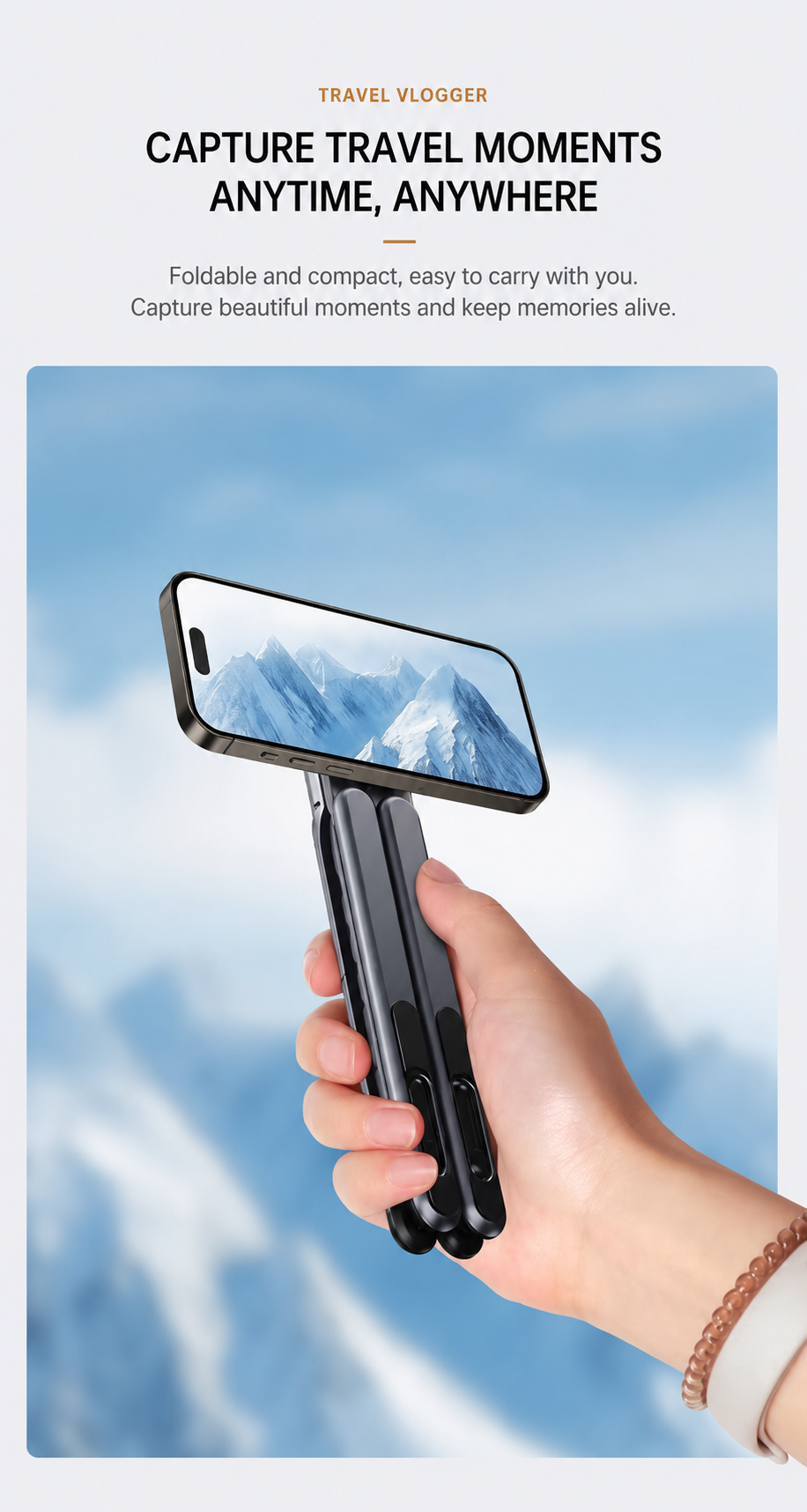 Lumaen FlexiPivot | Premium Aluminum Multi Device Folding Stand
