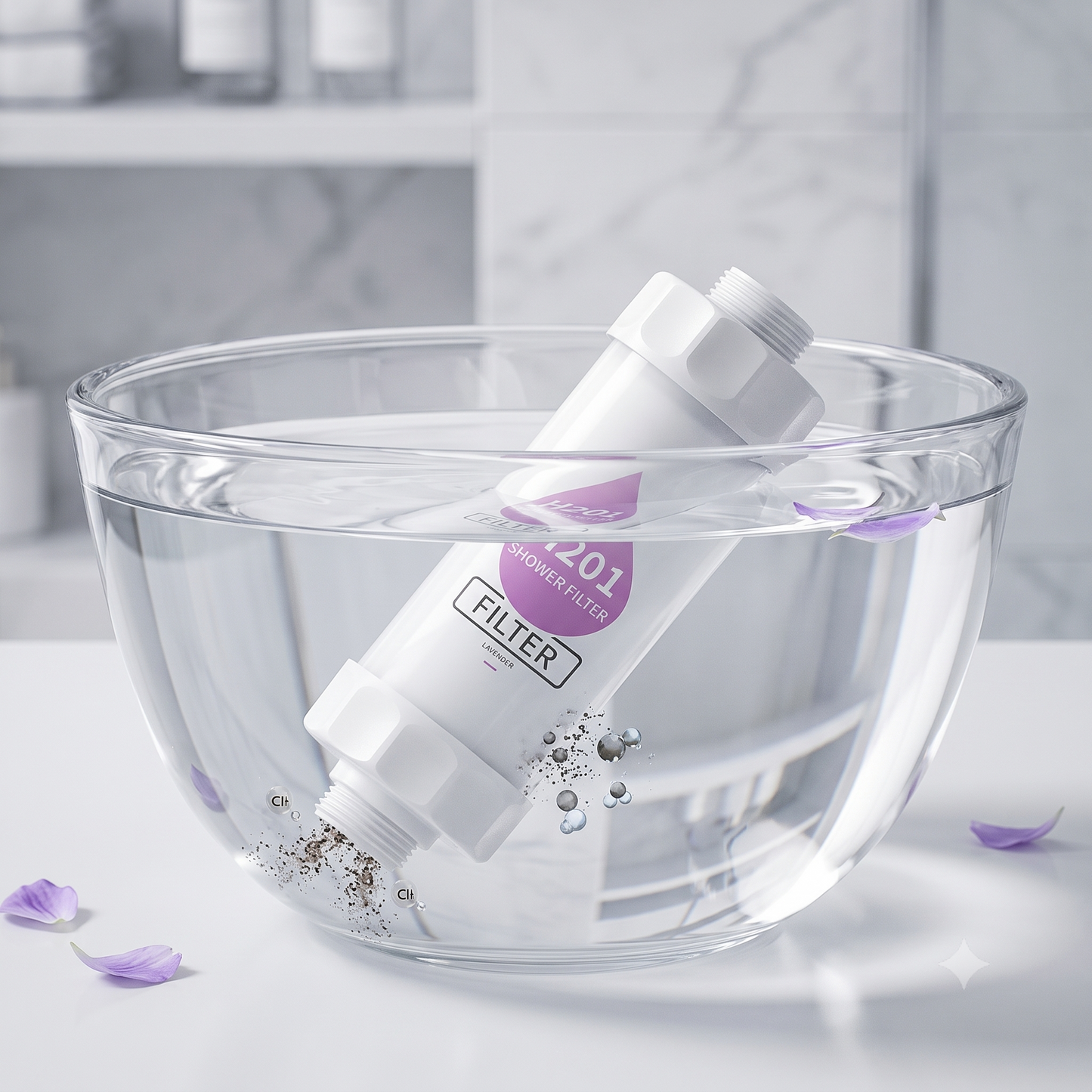 Purely Vitamin C Shower Spa Filter | Luxury Bath Care